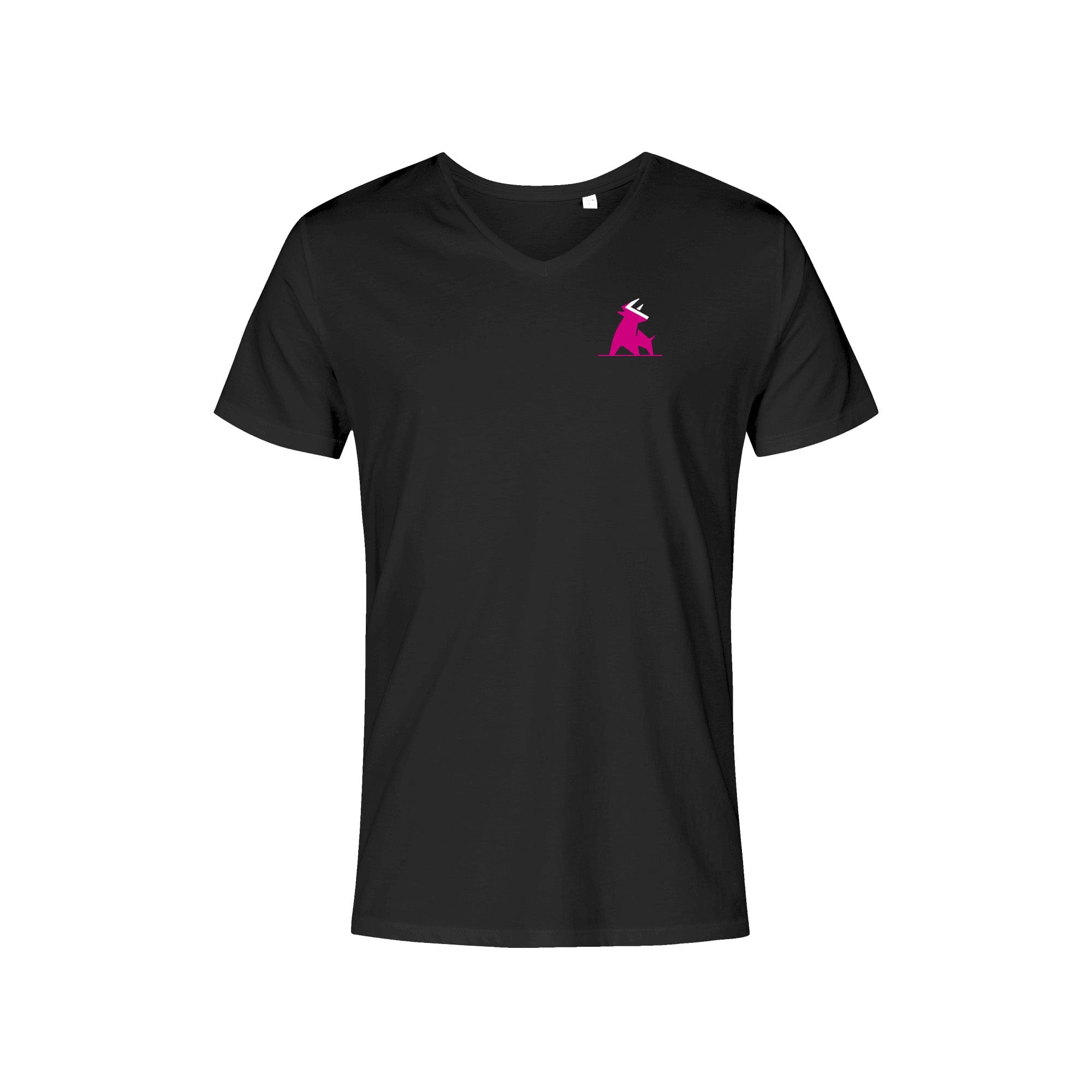 t shirt herren v ausschnitt schwarz Herren VNeck schwarz Vorne - natürlich von Freyberger