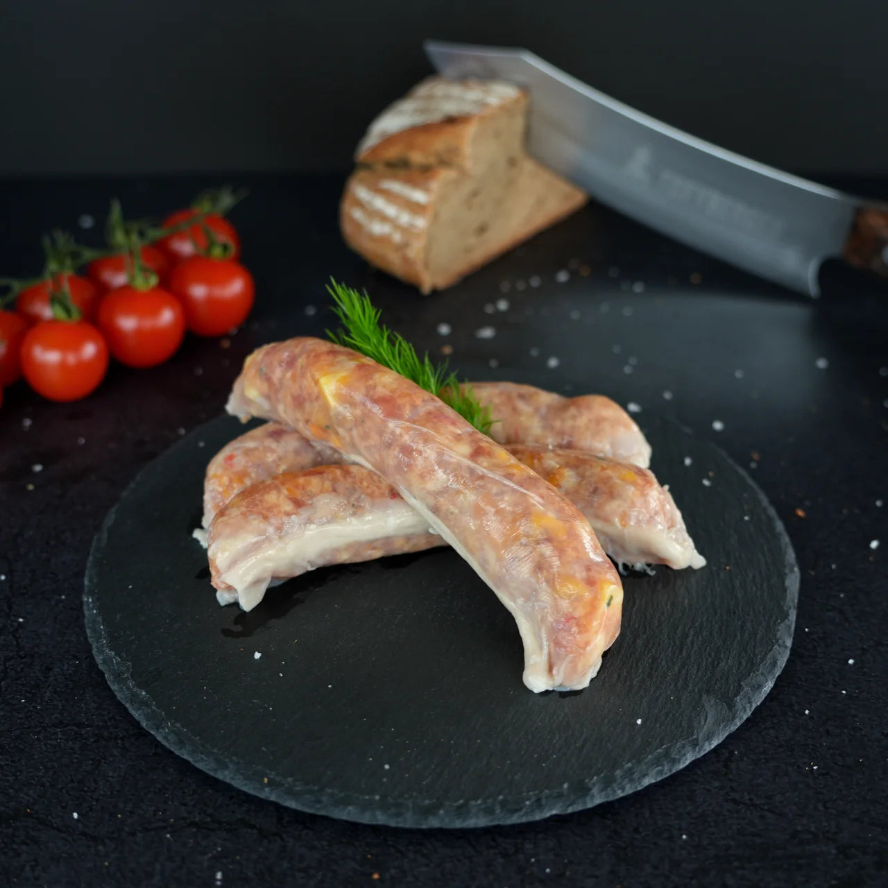 moe mozarella mango bratwurst kreativbratwurst Mango Mozzarella Bratwurst - natürlich von Freyberger