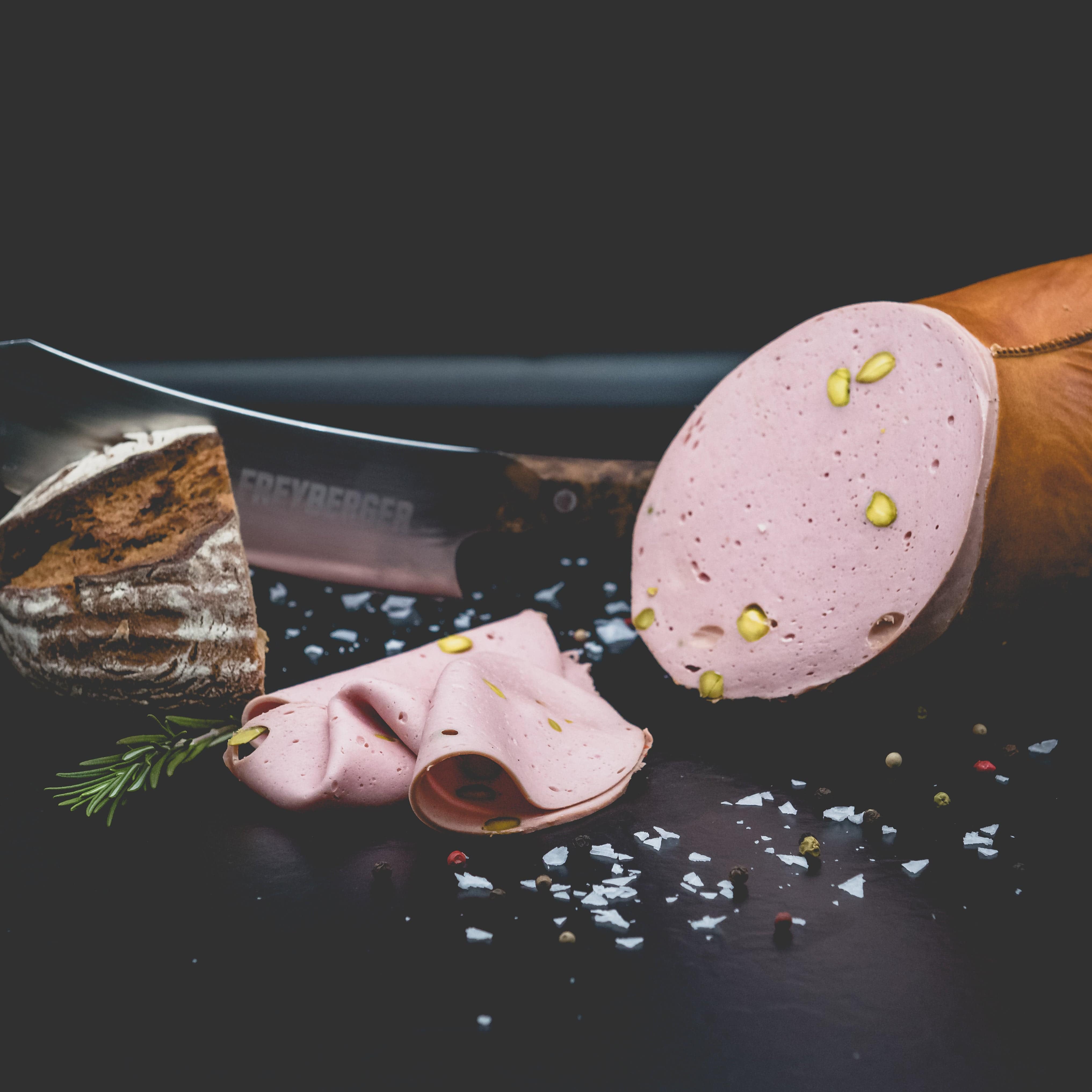 frankische mortadella deutsche mortadella - natürlich von Freyberger