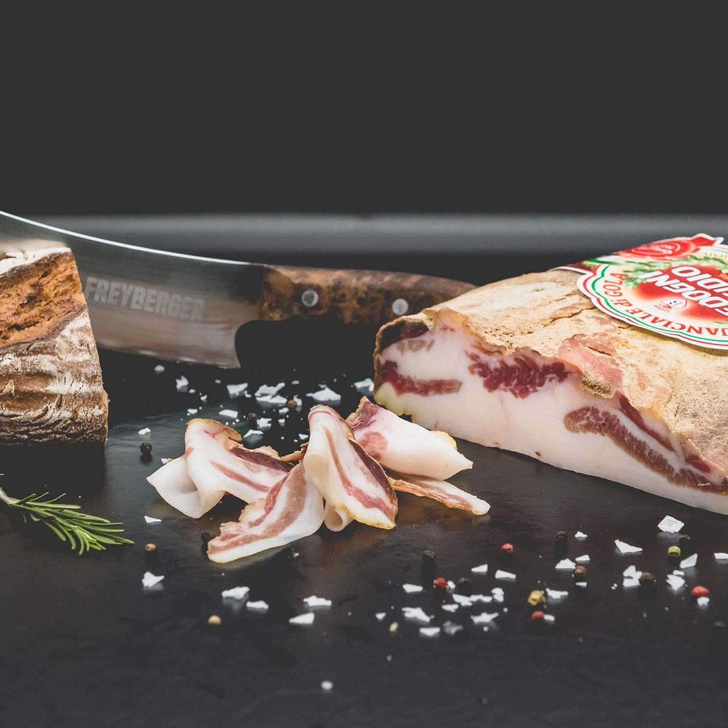 Guanciale im Ganzen
