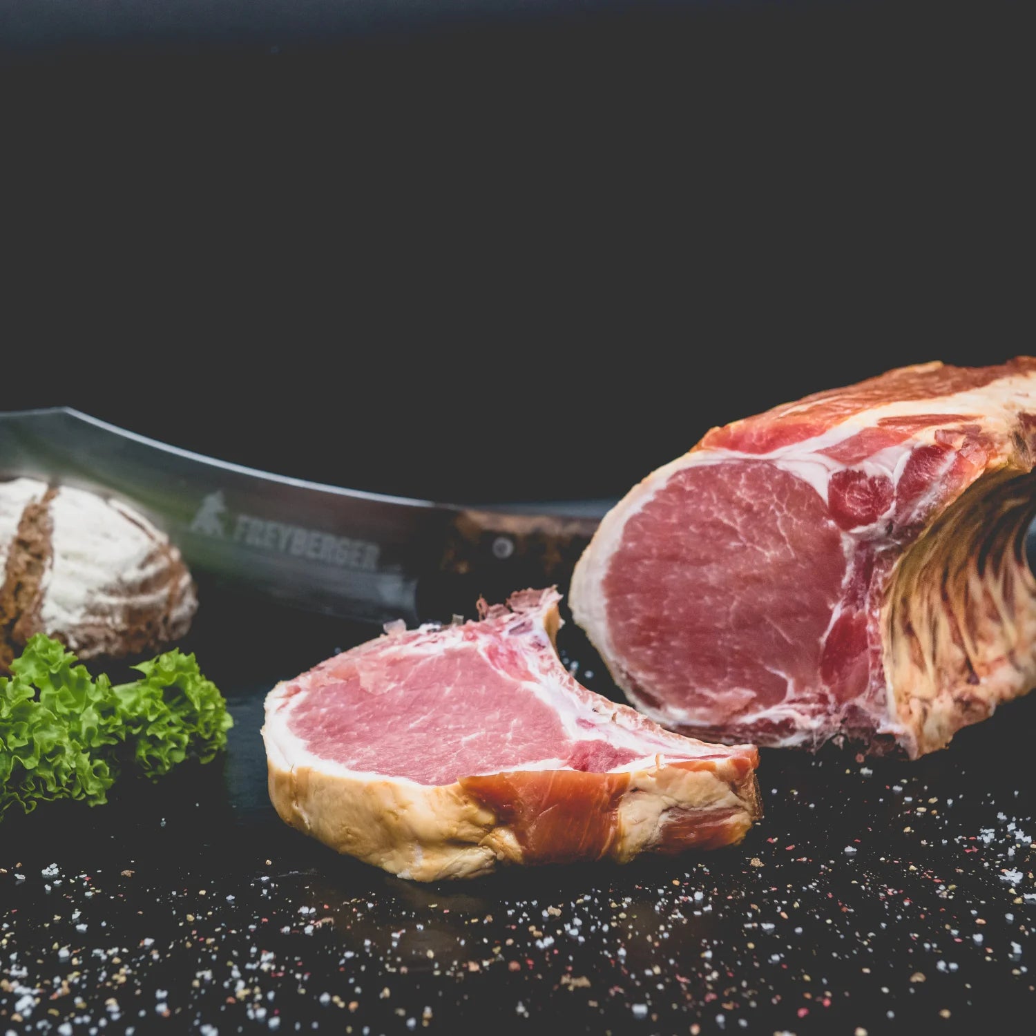 kassler kotelett kassler ketelett - natürlich von Freyberger