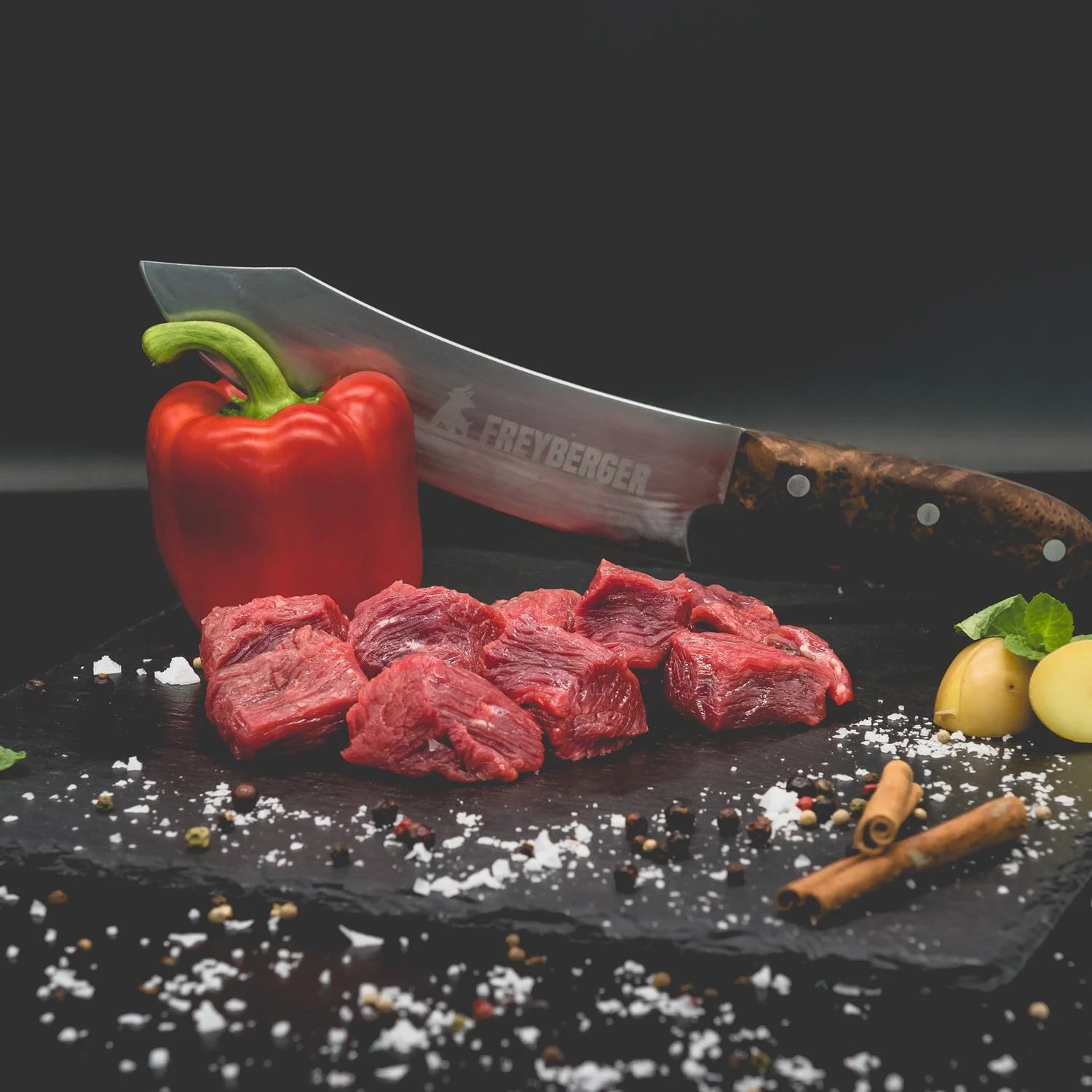 rinder gulasch - natürlich von Freyberger