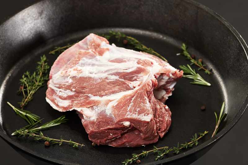 Shoulder of lamb Metzgerei Freyberger in Nuremberg