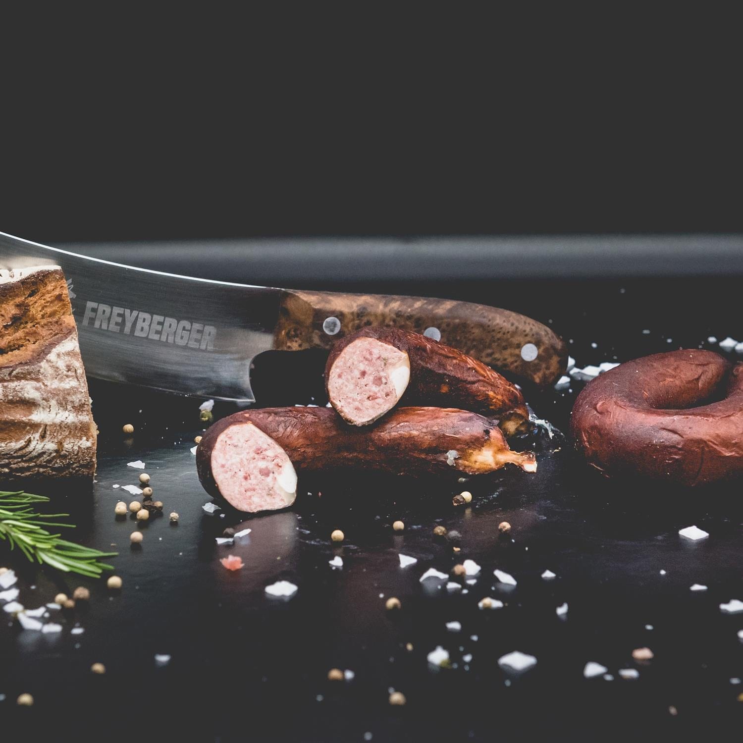 geraeucherte leberwurst - natürlich von Freyberger