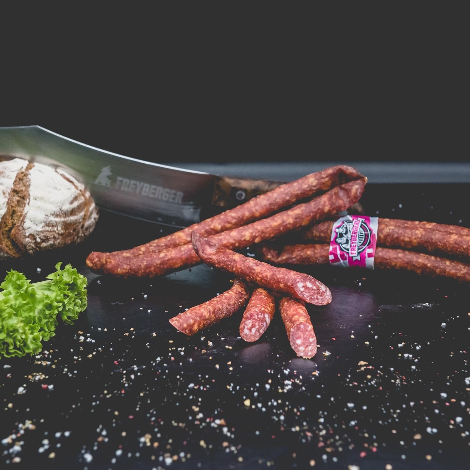 kaminwurzen kaminwurzen freybergers wadenbeisser - natürlich von Freyberger