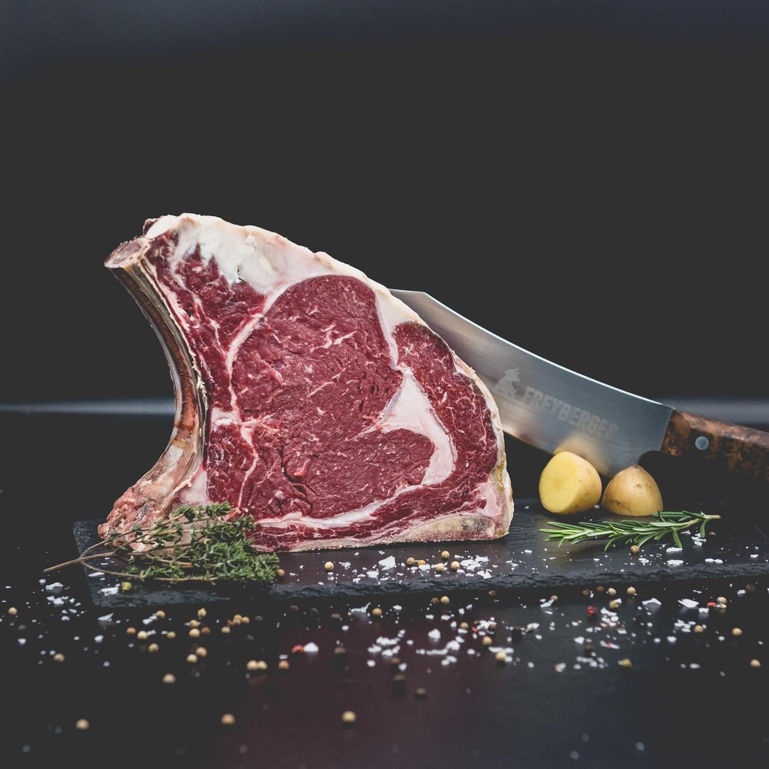 rinderkotelett dryaged club steak - natürlich von Freyberger