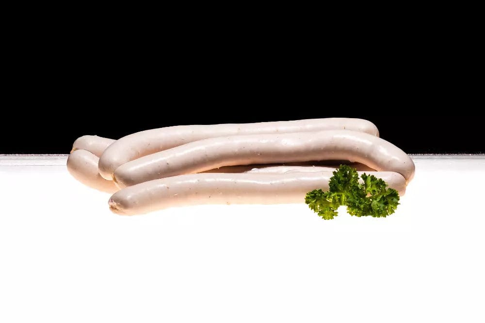 weisse bratwurst weisse Bratwurst gebrueht - natürlich von Freyberger