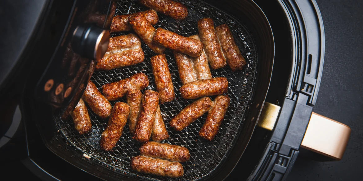 bratwurst in heissluftfritteuse