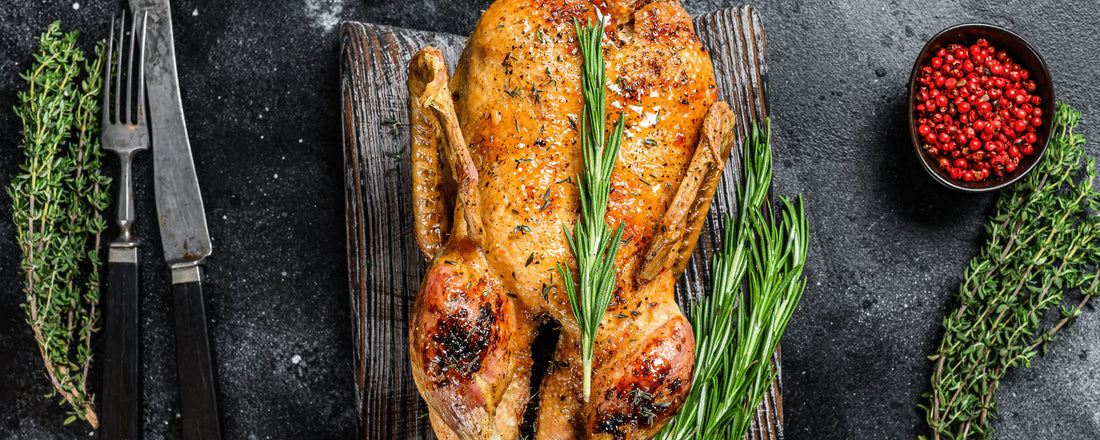 Gansbraten zu Weihnachten