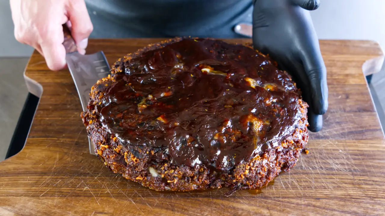 Das Hamburger-Steak aus Frieren