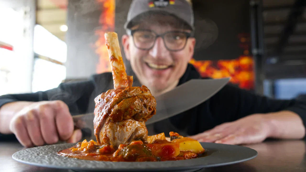 Lammhaxe geschmort - ein unbekanntes Rezept