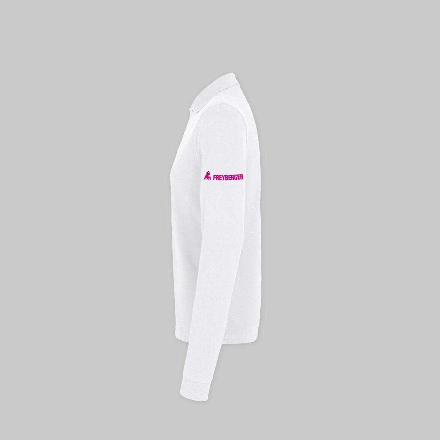 Polo Shirt Men long sleeve white