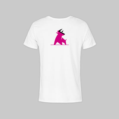 T-Shirt Men V-Neck white