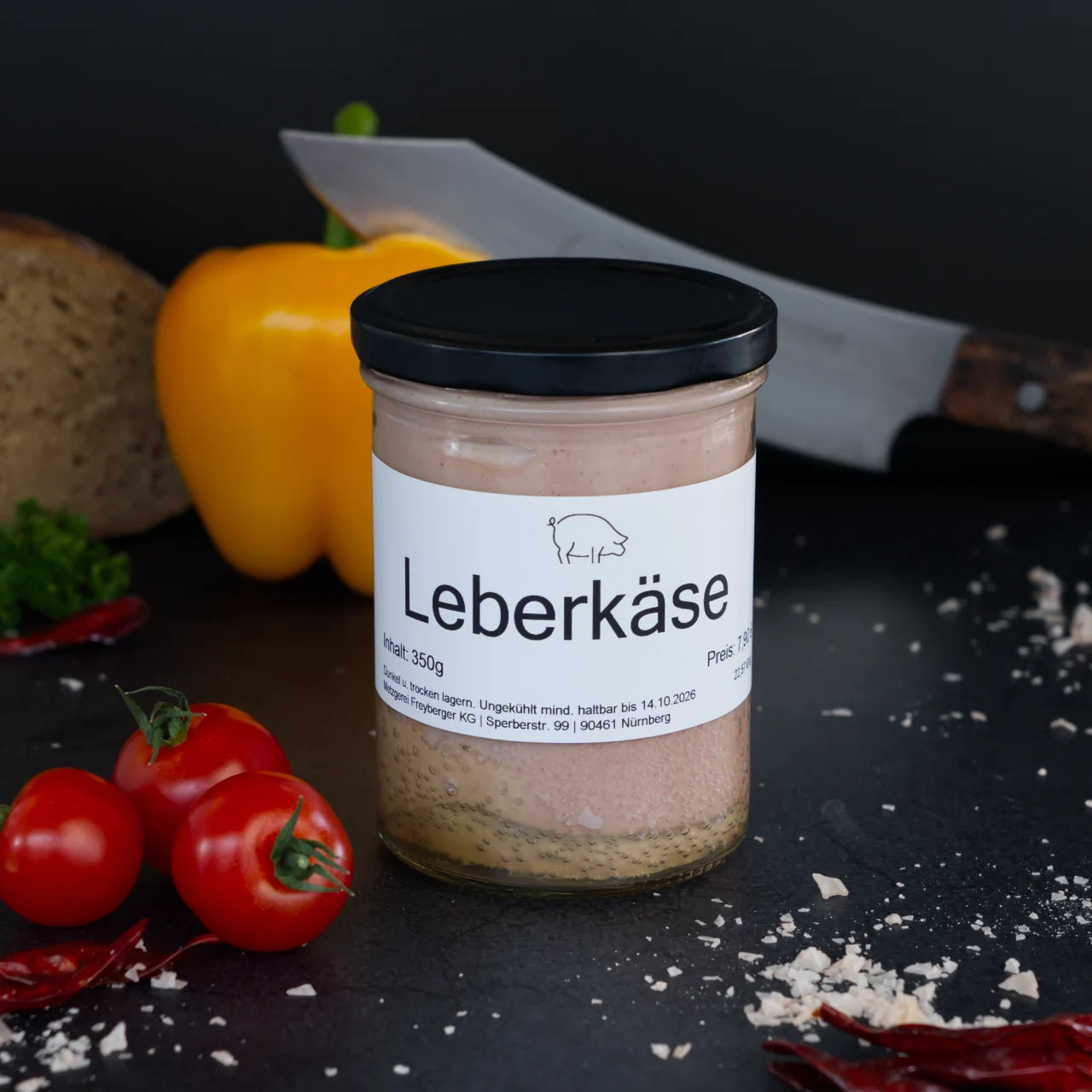 Leberkäse im Glas