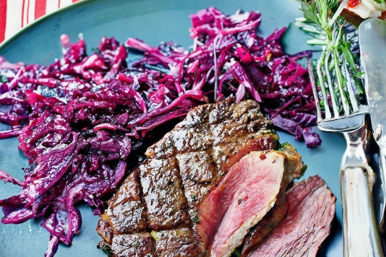 Picanha mit Blaukraut