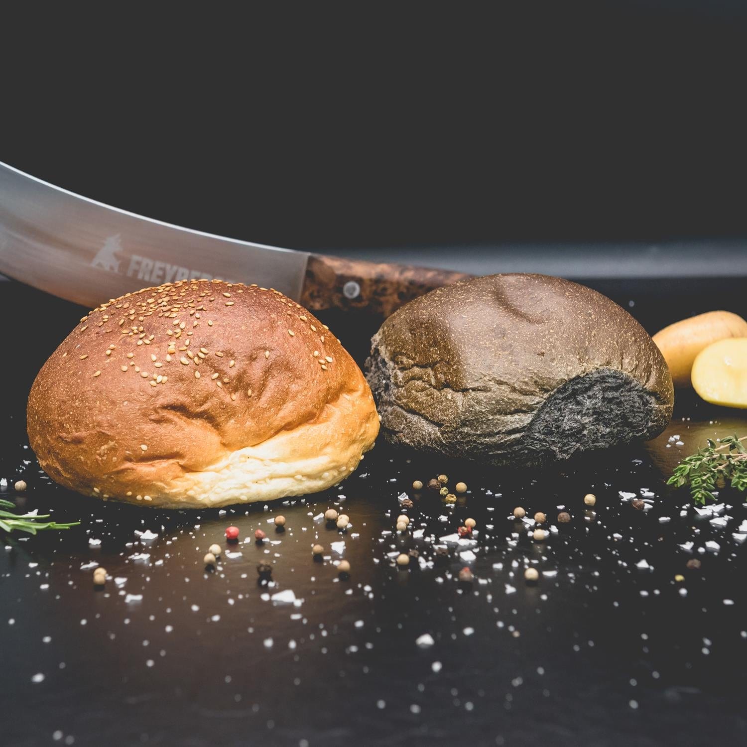 Burger Buns by Hildes Backwut, 2-pack (frozen)