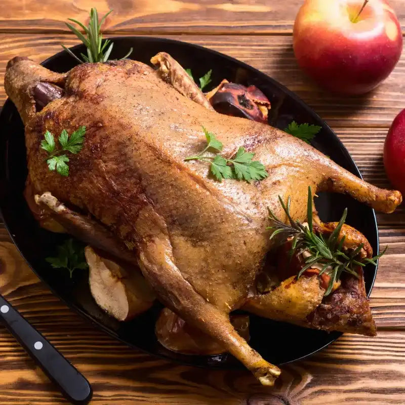 gebackene ente weihnachten gefüllt