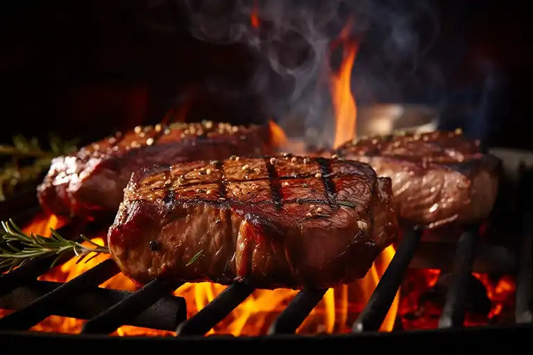 hüftsteak gegrillt saftig richtig steak grillen