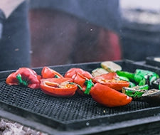 gegrillte paprika saisonale beilage fleisch grillen