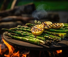 gegrillter spargel saisonale beilage fleisch grillen