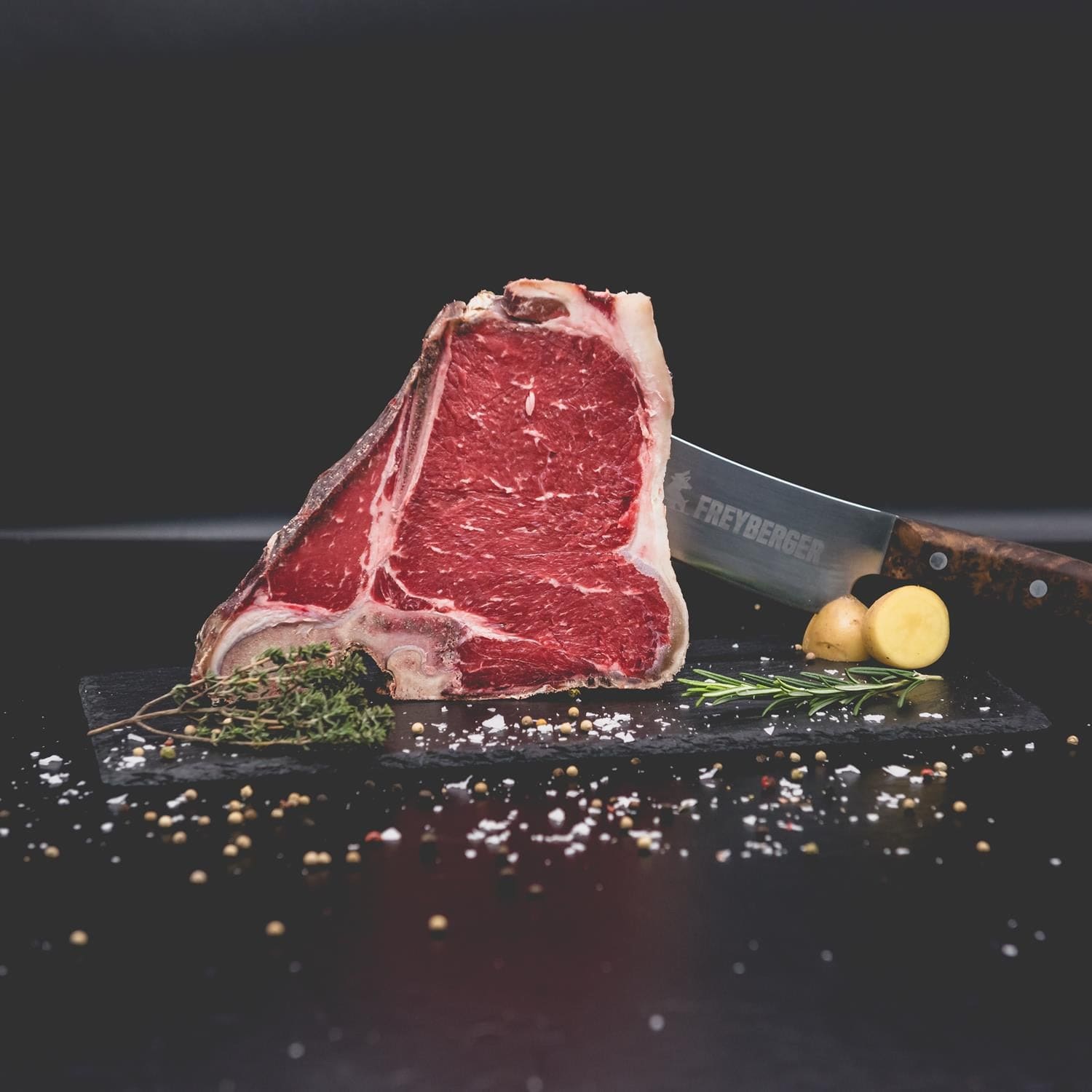 Fränkische Färse/Ochse T-Bone Steak Dryaged (TK)