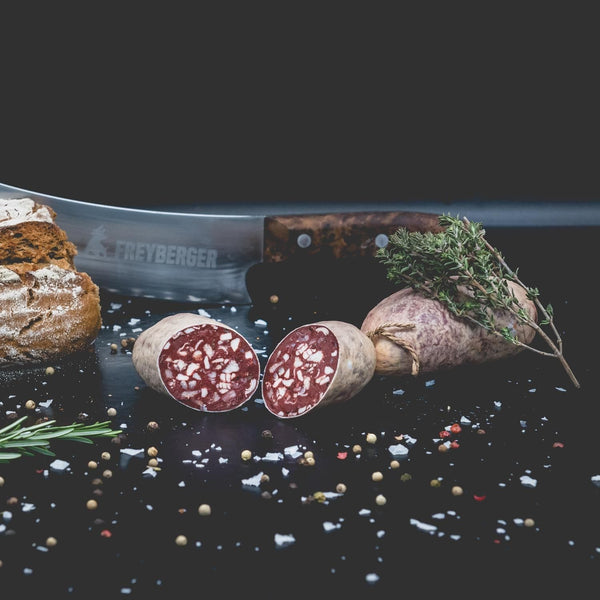 fresh blood sausage and liver sausage