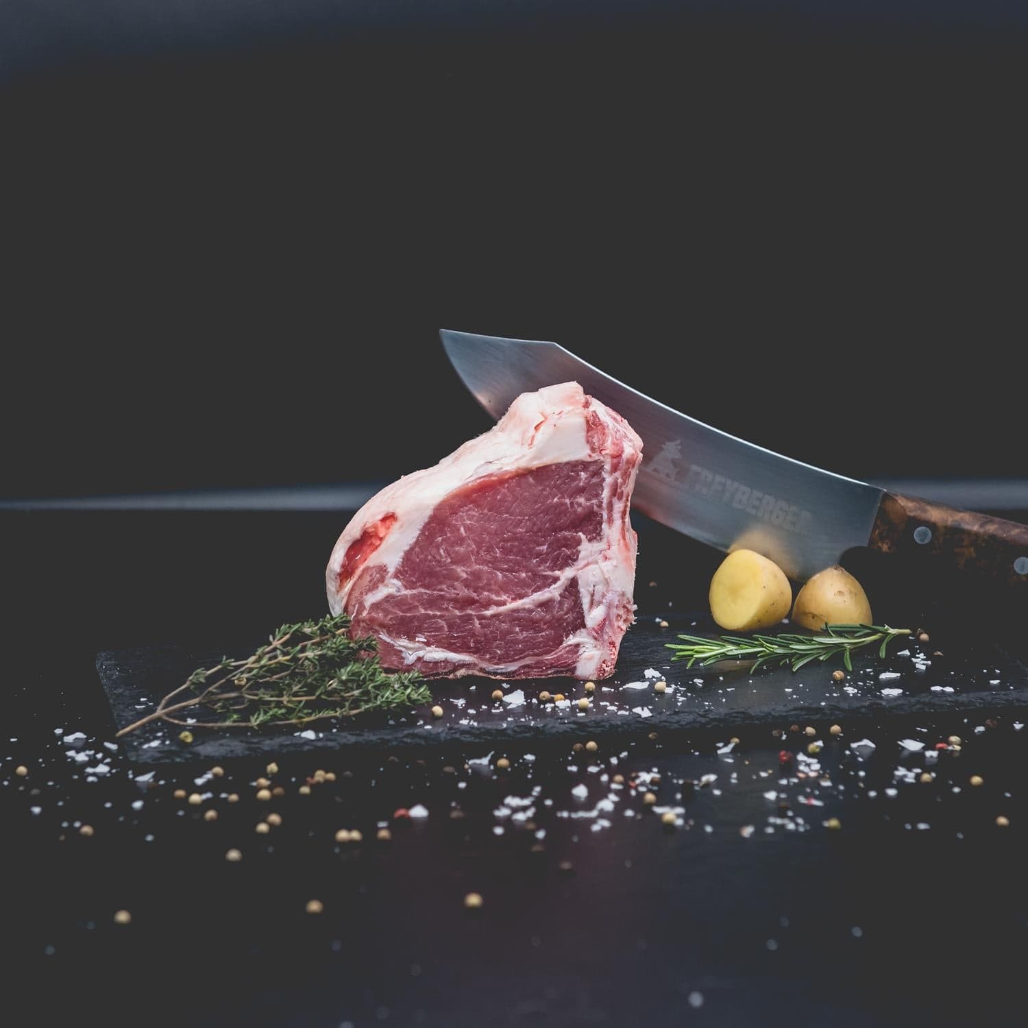 kotelett vom kalb kalbskotelett kotelett vom kalb - natürlich von Freyberger