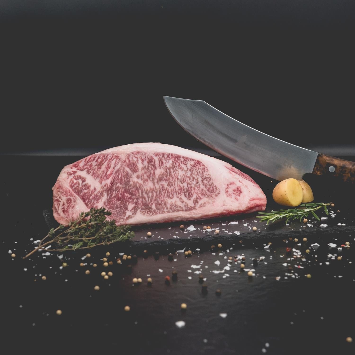 Miyazaki Japan Wagyu Striploin Metzgerei Freyberger in Nuremberg