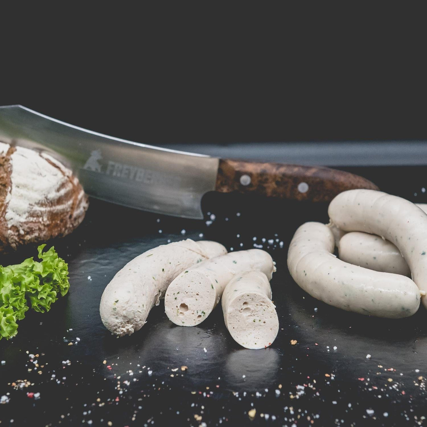 white sausage