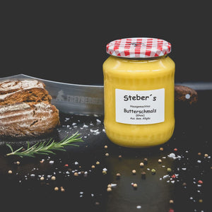 stebers butterschmalz stebers butterschmalz 600g - natürlich von Freyberger