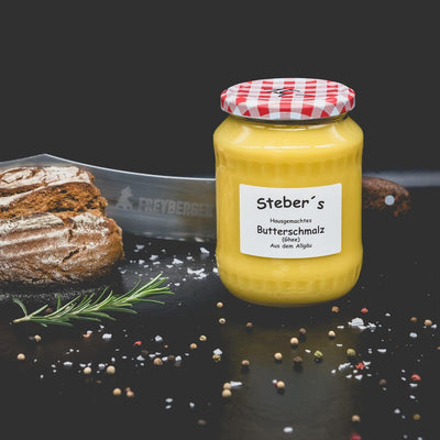 stebers butterschmalz stebers butterschmalz 600g - natürlich von Freyberger